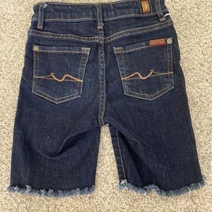 Boys or Girls 7 For All Mankind Jean shorts